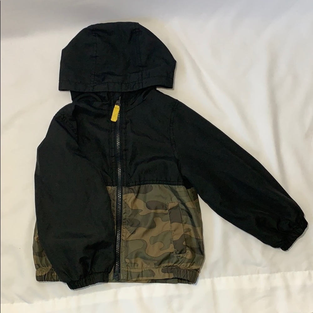 Carter 24m camo print winderunner jacket